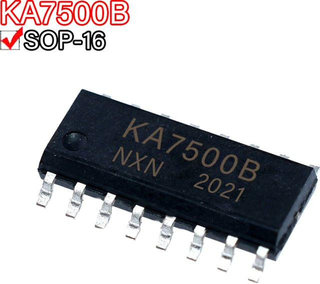 20 Stück Si Tai&SH KA7500 KA7500B Schaltnetzteil Controller Chip SOP16 in Schwarz - Bild 1