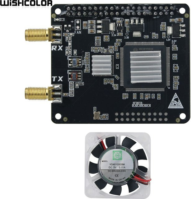 HAMGEEK Radioberry V2.0 SDR Funkmodul AD9866+10CL016 Software Defined Radio Modul für Raspberry Pi 4B, Schwarz - Bild 1