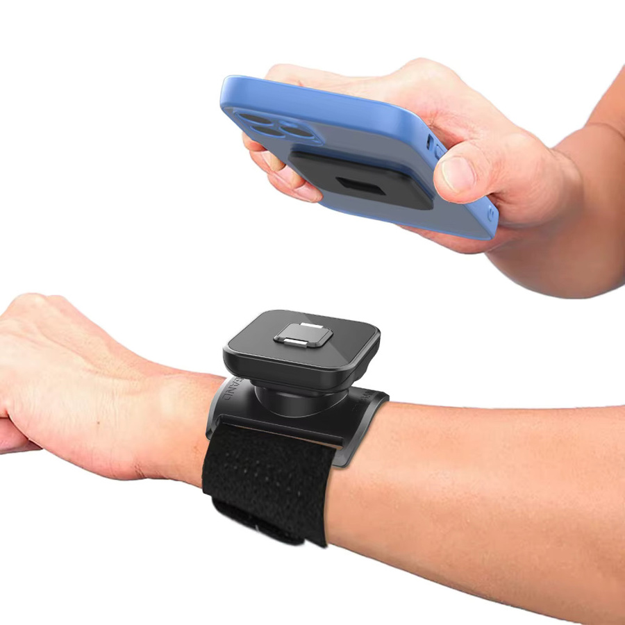 Maerknon Universal Sport Armband Telefon Halter in Schwarz für Laufen, Radfahren und Fitness - Bild 3