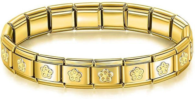 Hapiship Armband, Edelstahl, Gold, Damen, 9mm Breite - Bild 1