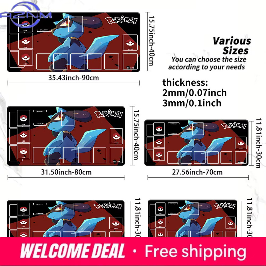Potdemiel Riolu Pokémon Spielmatte, Zubehör, Bunt / Mehrfarbig - Bild 2