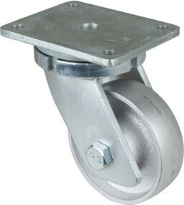 BS Schwerlastrolle RR100.C81.151 aus Stahl in Silber mit Schraubbefestigung - Bild 1