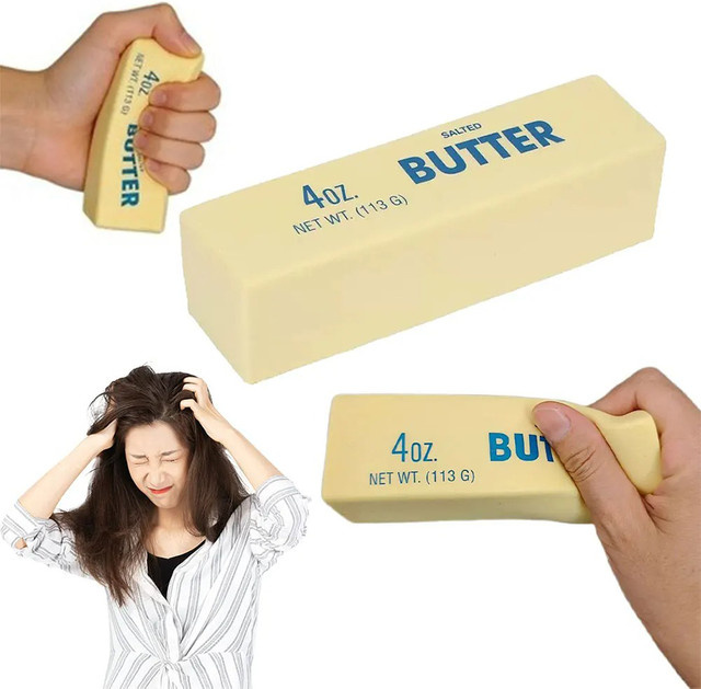 Bandai Butter-Squishy-Spielzeug, langsam aufsteigendes Squishy-Butter-Quetsch-Sensorikspielzeug - Bild 1