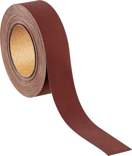 Rhodius SPBR 300549 Schleifband Körnung 400 für Metall und Holz, Farbe Braun, L x B: 25 m x 40 mm - Bild 1
