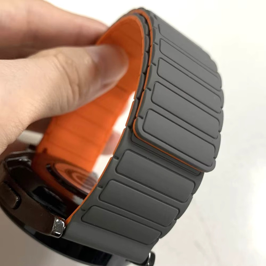 Polar Uhrenarmband Silikon, 22 mm, Schwarz, Unisex - Bild 5