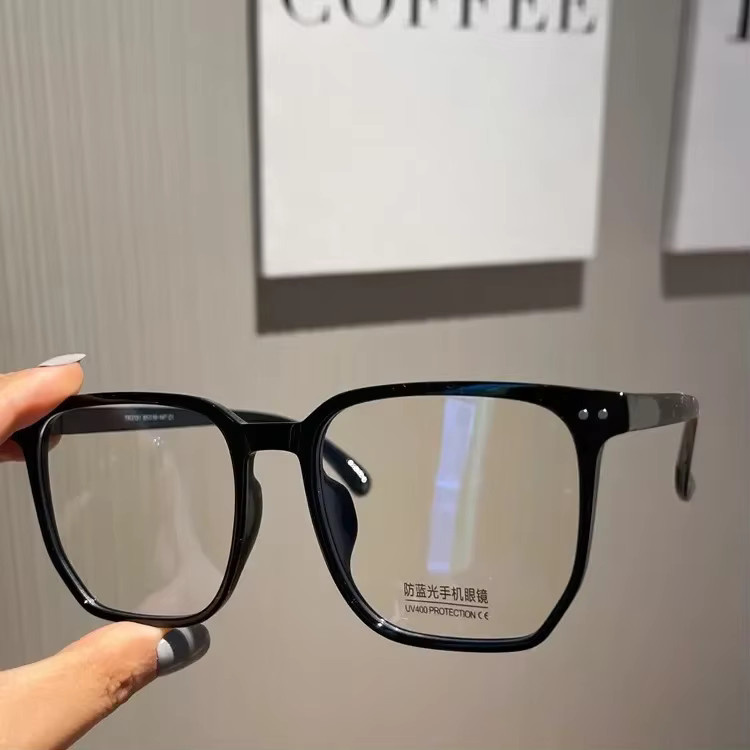 MDOD Korrektionsbrille, rund, transparent, Kunststoff, Unisex - Bild 2