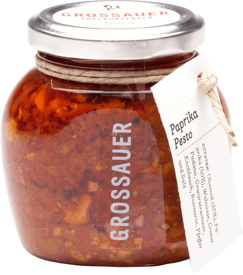 Grossauer Edelkonserven Paprika-Pesto 180 g - Bild 1