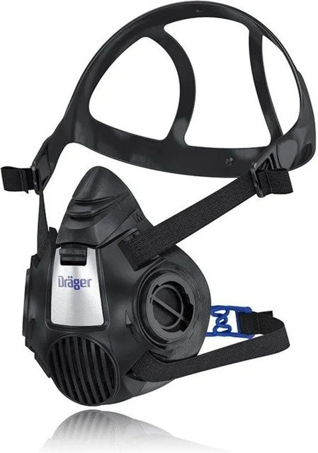 Dräger Atemschutz-Halbmaske X-plore 3500 mit Bajonettverschluss Schwarz - Bild 1