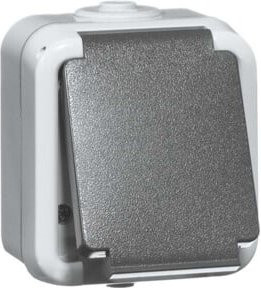 Peha SCHUKO-Steckdose 1-fach 16A 250V 2-polig in Weiß D 6620 WAB - Bild 1