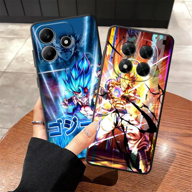 Dragon Ball Anime Vegeta Handyhülle für Xiaomi Redmi Note 13 14 Pro Plus 12S 10S 7 8 9S 9 10 11 12 Pro 11S Soft Phone Cover Schwarz - Bild 1