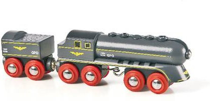 BRIO Schwarzer Kugelblitz Zug aus Holz