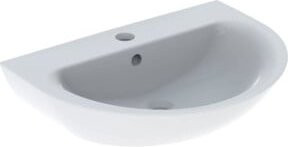 Geberit Waschtisch Renova aus Keramik in Weiß mit Überlauf und Hahnloch, B/T: 70 x 52 cm - Bild 1