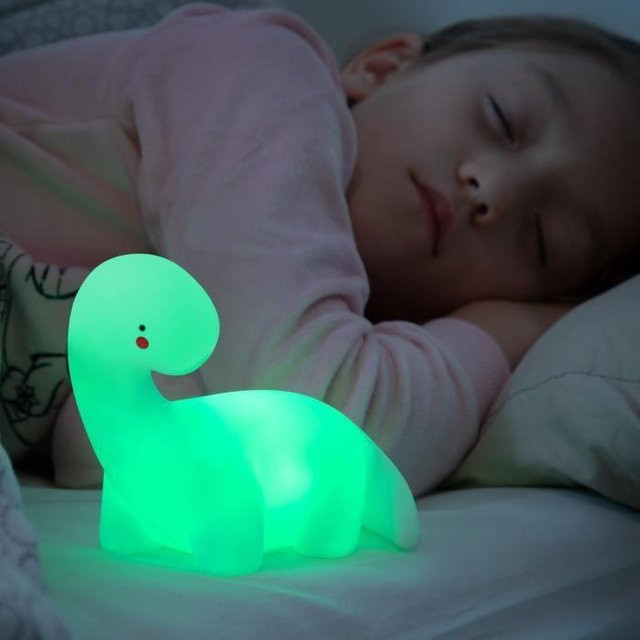 Mehrfarbige LED-Nachtlampe Dinosaurier von INNOVAGOODS in Weiß und Multicolour - Bild 1