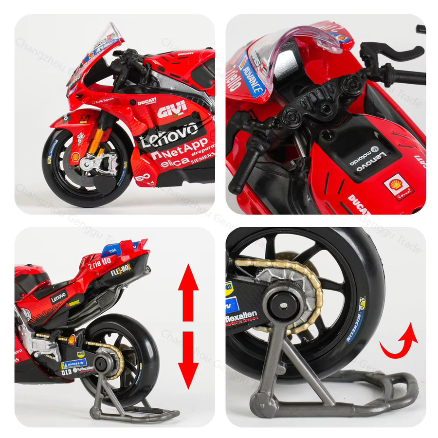 Maisto Ducati Lenovo Team 2025 GP # 93 Racing Repsol Team, Motorrad-Modell, 1:18, Metall, ab 3 Jahren - Bild 2