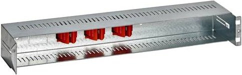 Schneider Electric PrismaSeT-P-OKKEN DECO Steckeinsatz fester Teil Motorabgang in Silber, Höhe: 1,5 Module - Bild 1