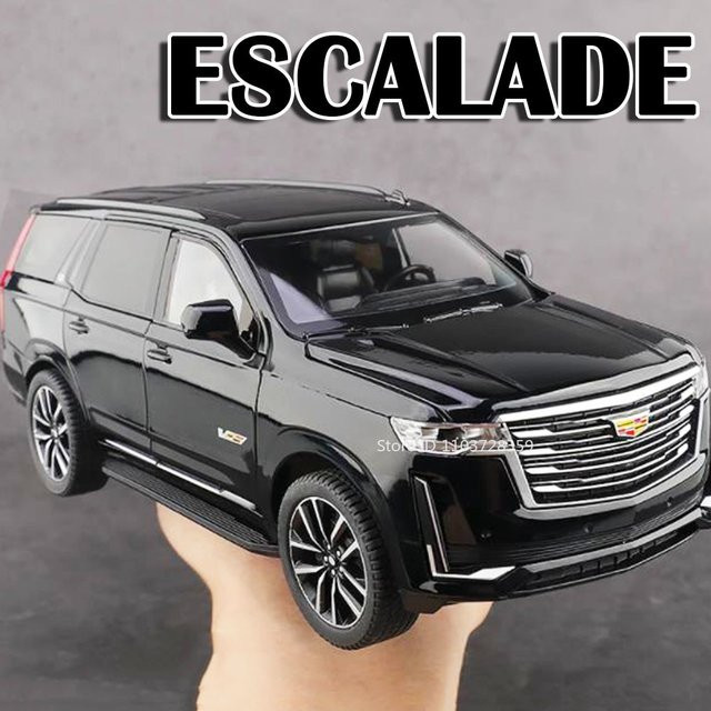 RMZ city Escalade Prado Miniaturmodell, 1:24, Metall, mit Licht und Sound - Bild 1