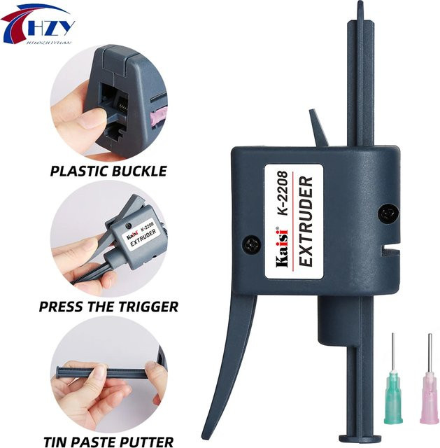 Kaisi K-2208 TubeMate Lötpaste-Extruder mit 2 Nadeln für grünes Öl und Klebstoffe - Bild 1