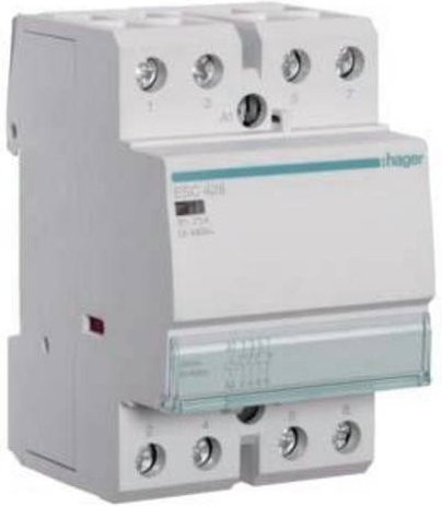 Hager ESC428 Installationsschütz 230V in Weiß - Bild 1