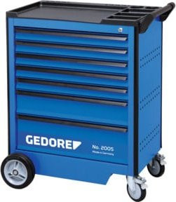 Gedore Werkzeugwagen 2005 S-270 TRUCK mit 270-teiligem Sortiment in Blau, abschließbar und rollbar - Bild 1