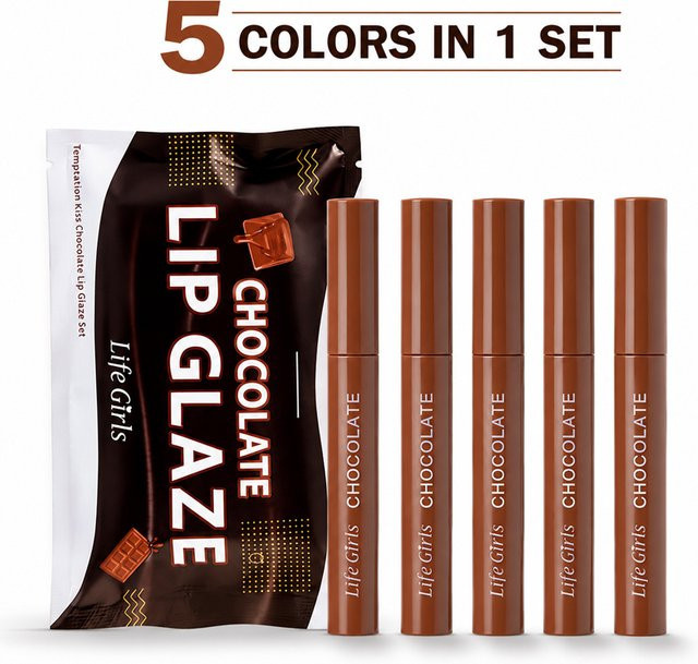 Life Girls Lippenstift-Set, 5-teilig, matt, flüssig - Bild 1