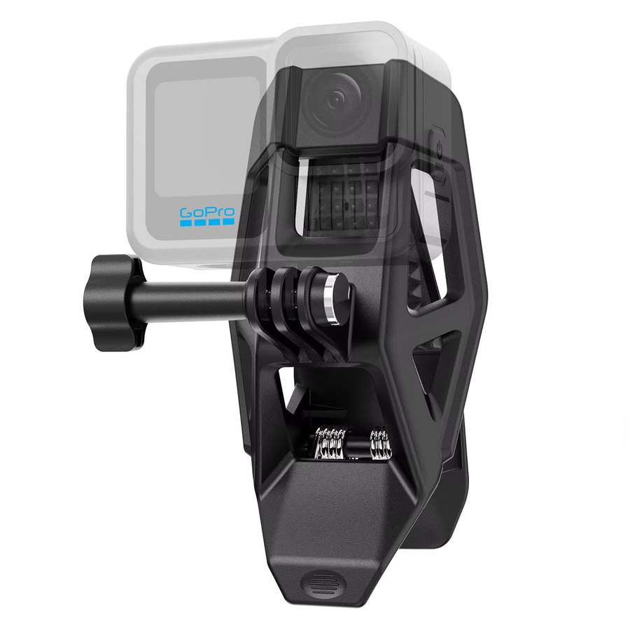 Universelle Motorradhelm-Kinnhalterung für DJI Osmo Action 5 Pro 6 4 und GoPro 13 12 11 10 sowie Insta360 in Schwarz - Bild 2
