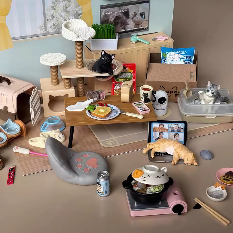 Bandai Katze Alltag Miniaturen, Action Figure, Sammeln - Bild 2