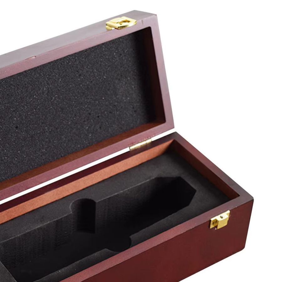 MagiDeal Aufbewahrungsbox für Mikrofone aus Holz in Braun, tragbare und stoßfeste Mikrofon-Tasche zum Schutz deines Equipments - Bild 3