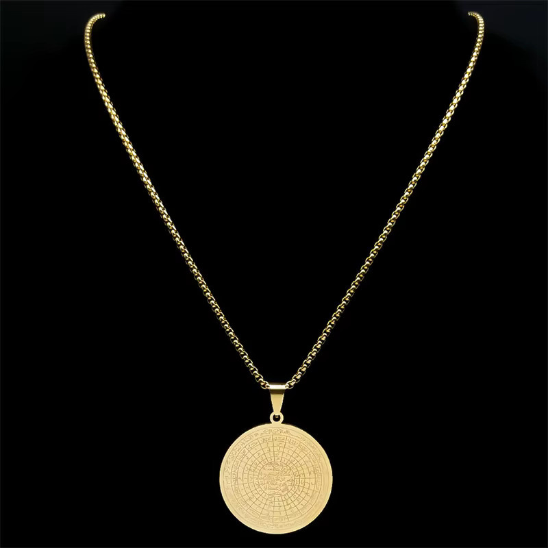AFAWA Halskette, Edelstahl, Gold, Unisex - Bild 2