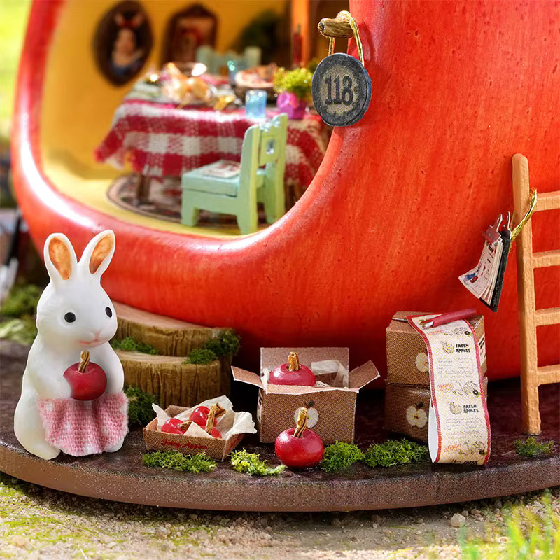 zuuton Micro Fruit House Puppenhaus-Set, 3D-Puzzle, Montagemodell - Bild 5