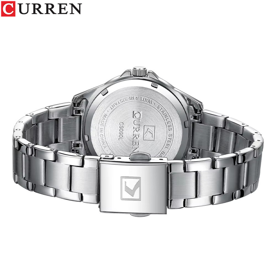 CURREN Armbanduhr Set, Quarz, Edelstahl, Silber, Unisex - Bild 3
