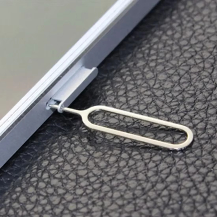 Tideseer SIM-Karten-Auswurfnadel Set, 1000 Stück, Farbe: Silber, Universal SIM-Karten-Tray-Entfernungswerkzeug für Smartphones - Bild 2