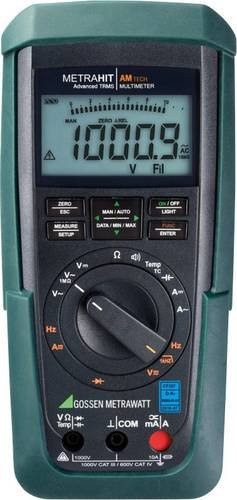Gossen Metrawatt METRAHIT AM TECH + GH Digitales Hand-Multimeter mit 12000 Counts und DAkkS-Kalibrierung in Grün - Bild 1