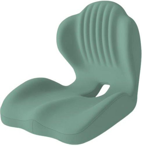 Hercules Ergonomisches Memory Foam Sitzkissen mit Rückenlehne in L-Form, Farbe Grün - Bild 1