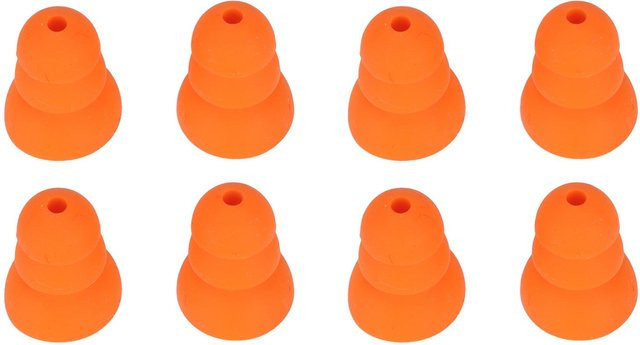 Andoer Silikon-Ohrstöpsel zur Geräuschreduzierung, 8 Stück Ersatz-Ohrstöpsel für In-Ear Kopfhörer, Farbe: Orange - Bild 1