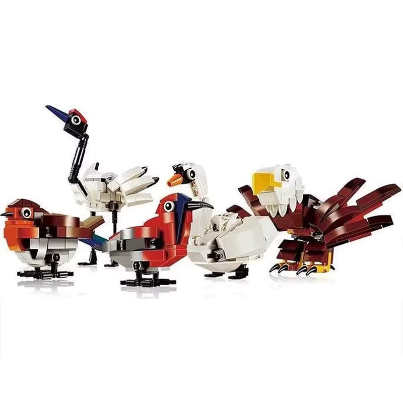 Mymocs Ideas MOC Tier-Modellbausätze Vogel, Bausteine Spielzeug - Bild 2