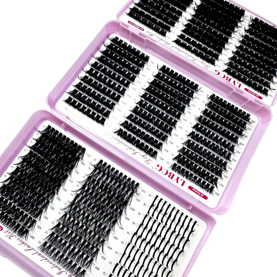 LYBCG Einzelwimpern Wispy, Black, Unisex, 780 Stück - Bild 2