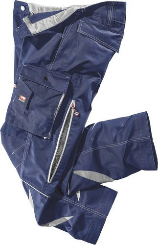 BULLSTAR Arbeitshose ULTRA in Ultramarinblau mit Reflexstreifen aus Poly-Cotton - Bild 1
