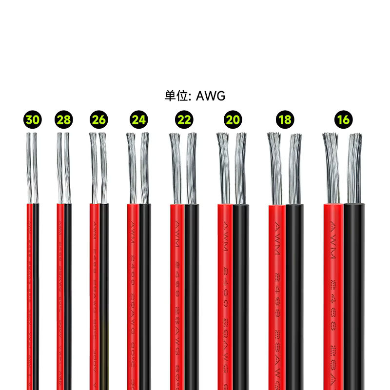beteno 2-poliges elektrisches Kabel aus verzinntem Kupfer mit PVC-Isolierung, 10 m, Farben: Rot und Schwarz - Bild 3