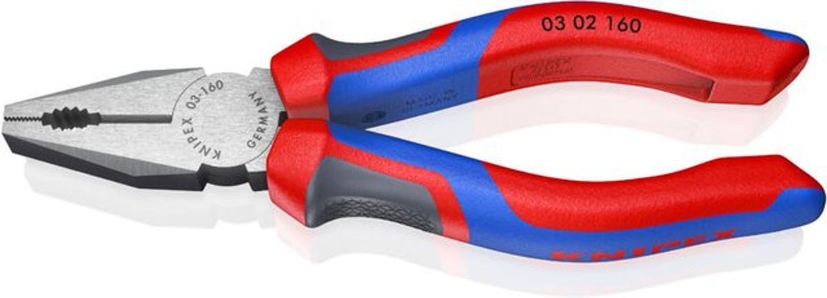 Knipex Kombizange mit Comfort-Griffen schwarz atramentiert 160 mm - Bild 2