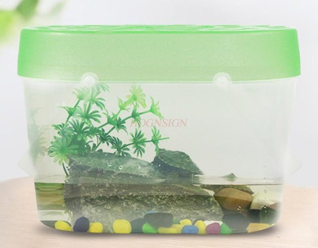 Binchi Mini Tragbarer Kleiner Fischtank, Haustier Zuchtbox - Bild 1