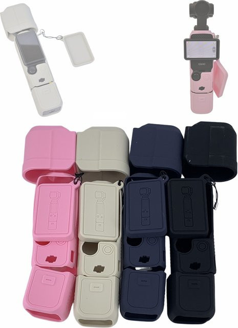 DJI Osmo Pocket 3 Silikon Schutzhülle in Blau als Body Cover für deine Action Kamera - Bild 1