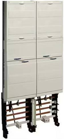 Hager ZK3ET28N Komplettfeld Verteilerkasten aus Stahl in Weiß, Breite: 14,0 cm, Höhe: 20,5 cm - Bild 1