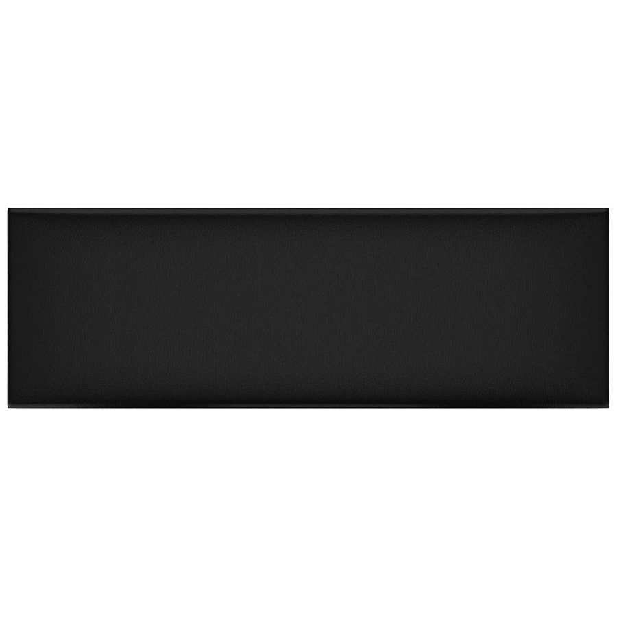vidaXL Wandkopfteile 12er Set Schwarz aus Stoff, B/H: 90 x 30 cm - Bild 2