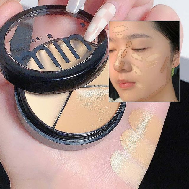 DIKALU Concealer Palette, 3 Farben, Unisex - Bild 1