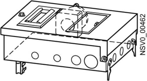 Siemens Abgangskasten BVP:660868 BD2-AK2M2/CEE165FIA163 Lichtgrau 4polig 16A 400 V/AC - Bild 1