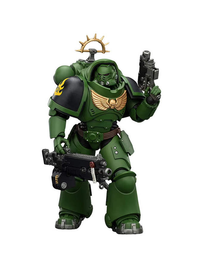 JOYTOY Warhammer 40k Salamanders Primaris Heavy Intercessor, Modellfigur, 1/18 - Bild 3