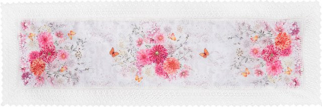 Tischläufer Viva Domo Floraler Traum, Mehrfarbig, B: 140 cm, T: 40 cm - Bild 1