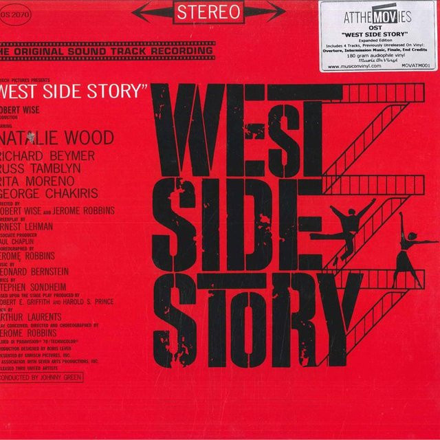 Music On Vinyl LP West Side Story von Leonard Bernstein, Soundtrack & Musical, Vinyl 2014, Rot - Bild 1