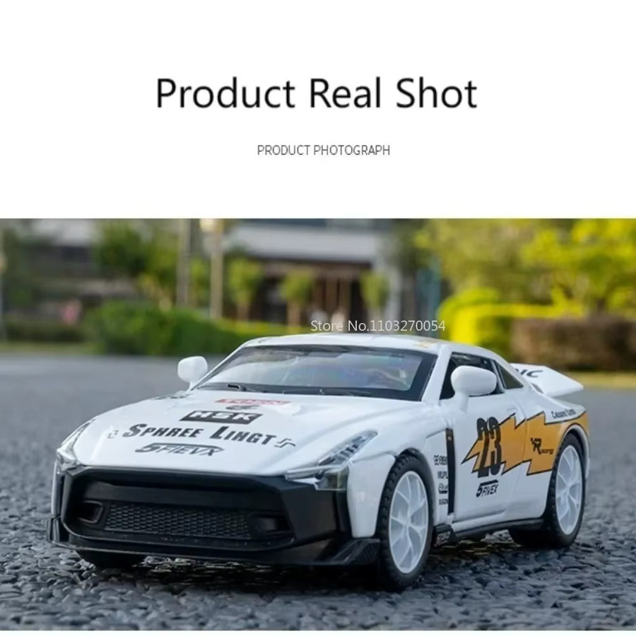 RMZ city GTR50 Lightning Track Edition Sportwagenmodell, 1:32, mit Licht und Sound - Bild 4
