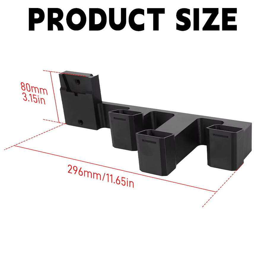 3/5er Set Montagehalterung für Shark Vacuum IZ400UK Wandhalterung - Bild 4